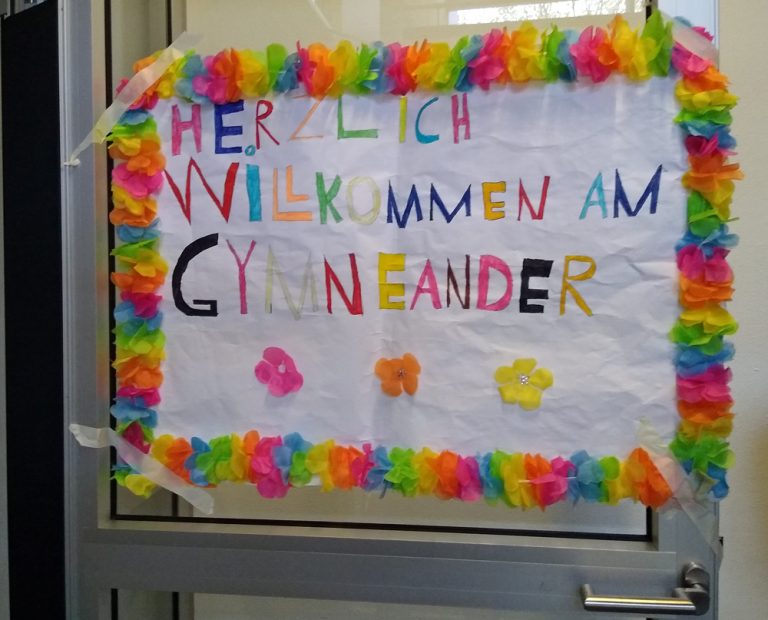Willkommmensschild